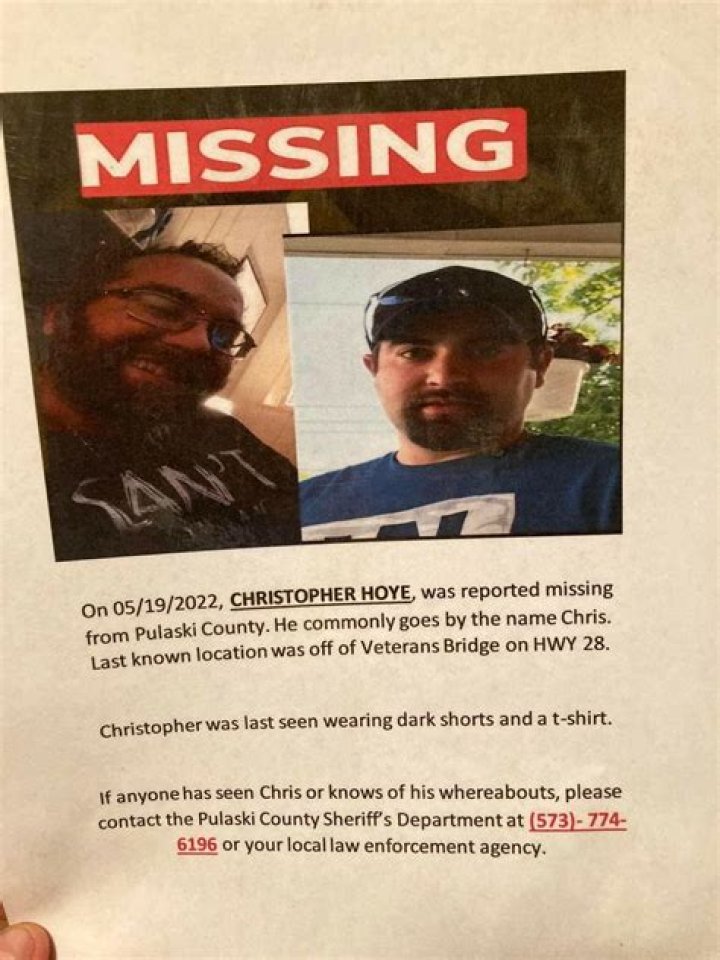 Christopher Hoye Missing