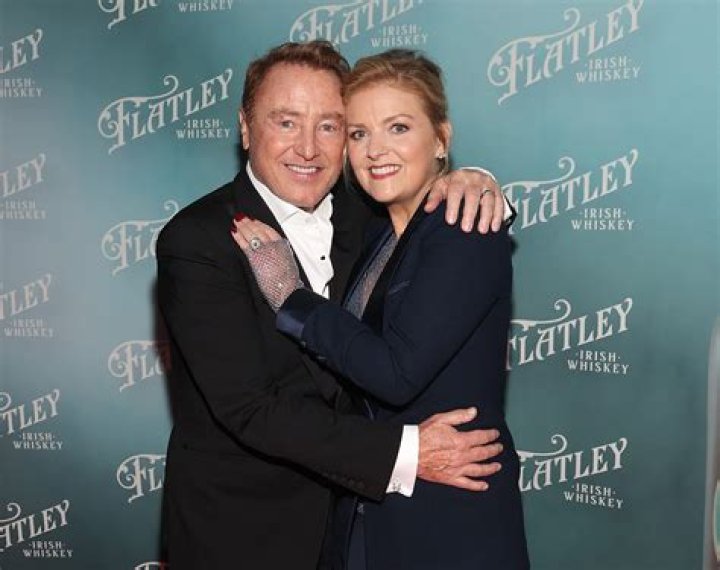 Flatley on a vacation with his family