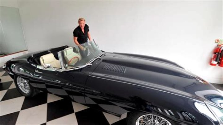 Flatley with his car