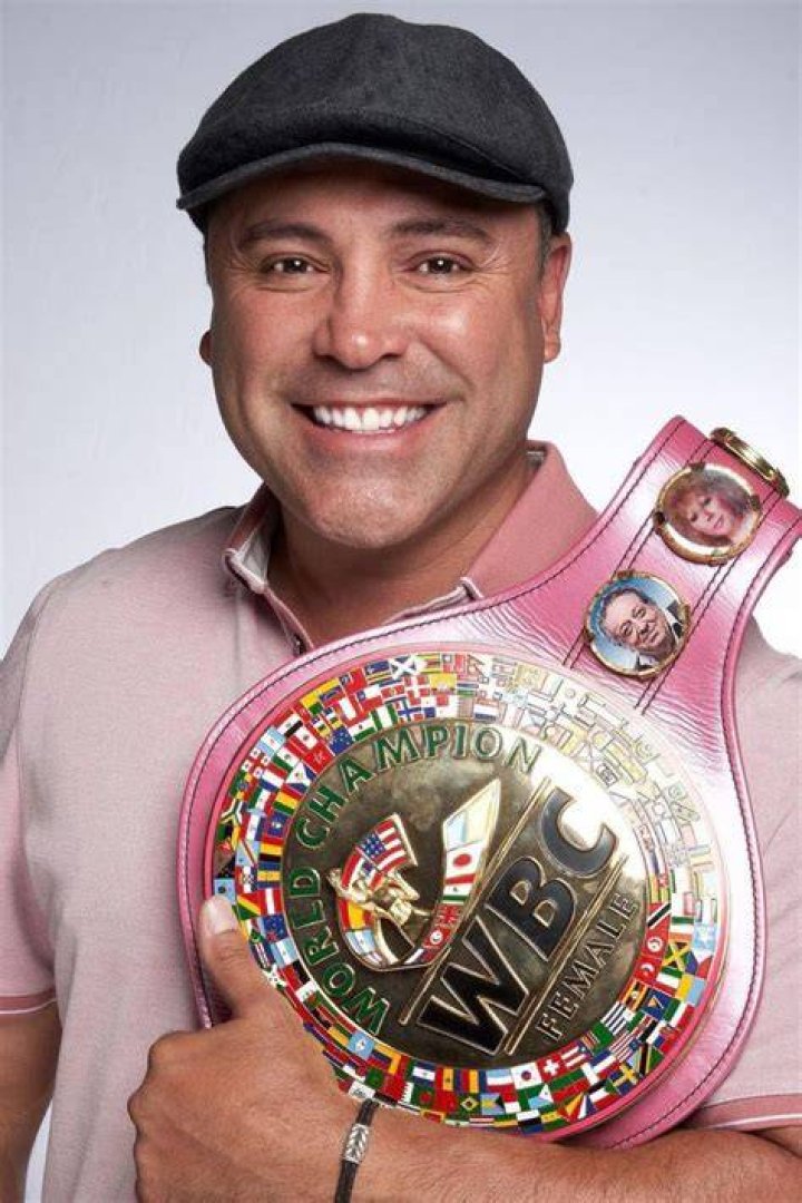 Former boxer Oscar De La Hoya